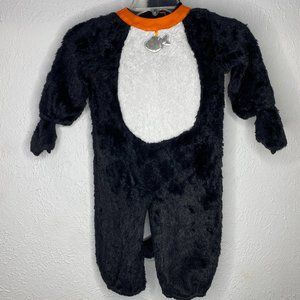 Toddler kids plush cat costume with tail, hat, and snap crotch size 12-24 M. EUC